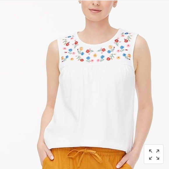 J. Crew Tops - J. Crew  Embroidered Tee/ Shirt